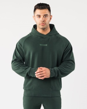 Alphalete Identity Pro Hoodie Miesten Huppari Evergreen | IPFQJ-8705