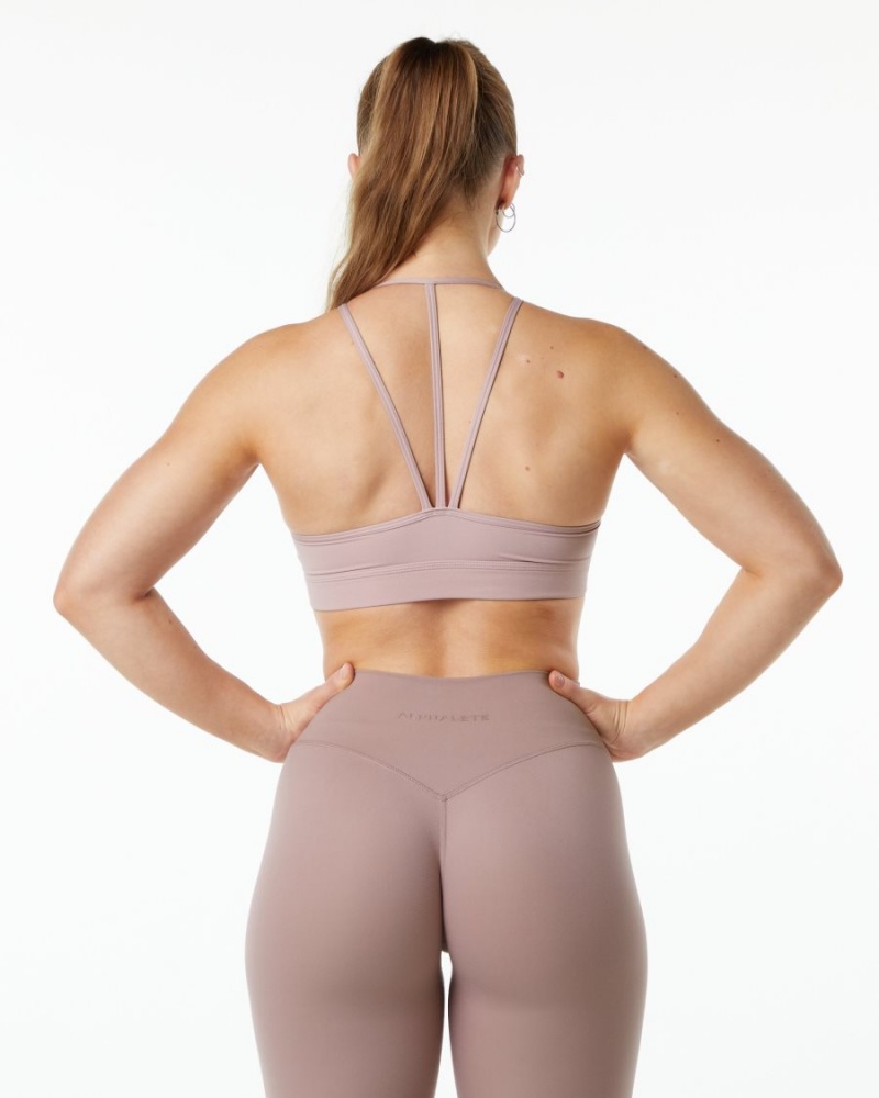 Alphalete Alphalux Tri Bra Naisten Urheiluliivi Violetit | BCUQS-5820