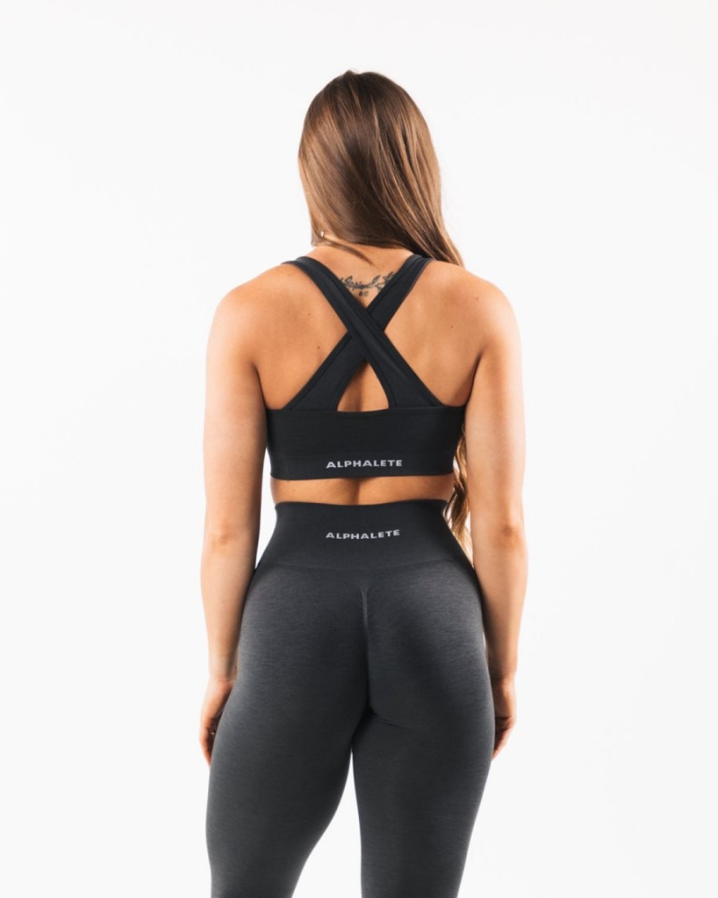 Alphalete Amplify Bra Naisten Urheiluliivi Shadow | ZDONP-4673
