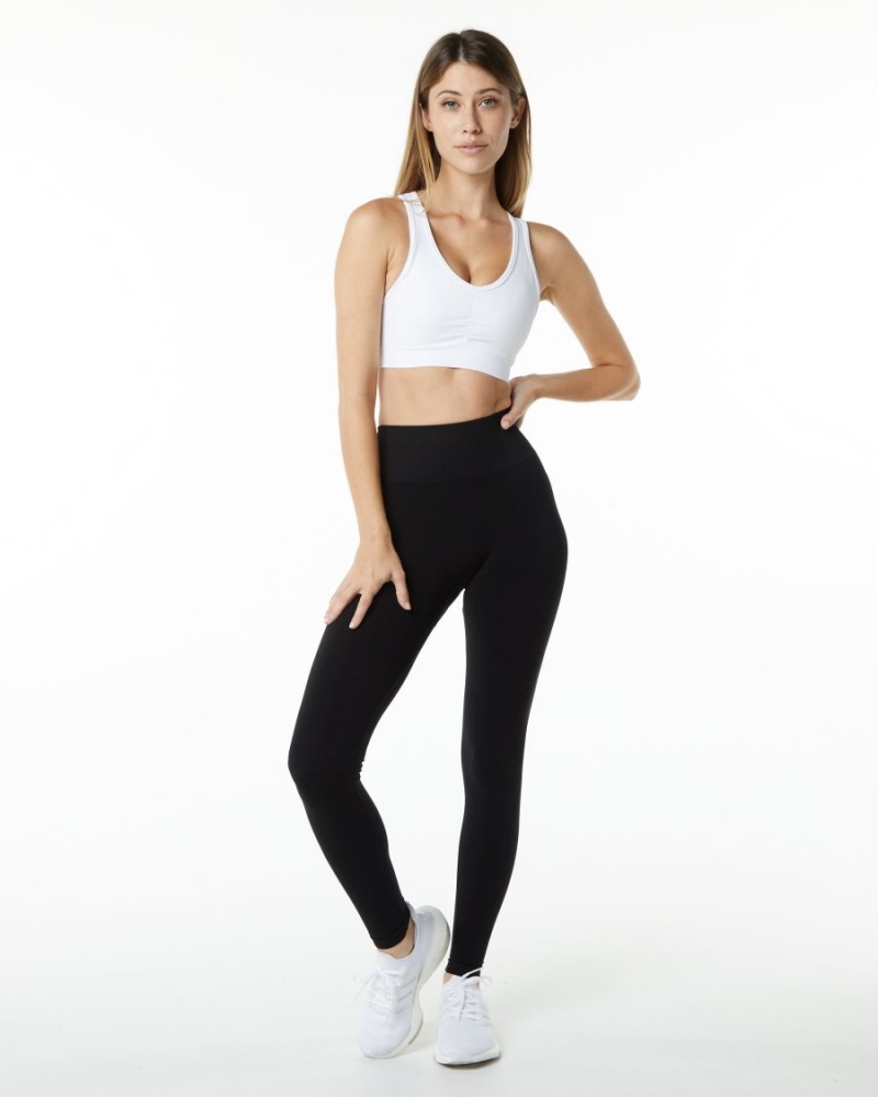 Alphalete Amplify Bra Naisten Urheiluliivi Valkoinen | QMSAU-9310