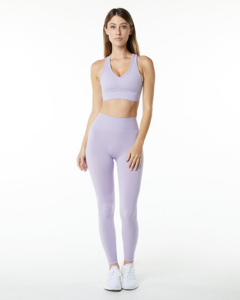Alphalete Amplify Bra Naisten Urheiluliivi Misty Lilac | YVCBT-0237
