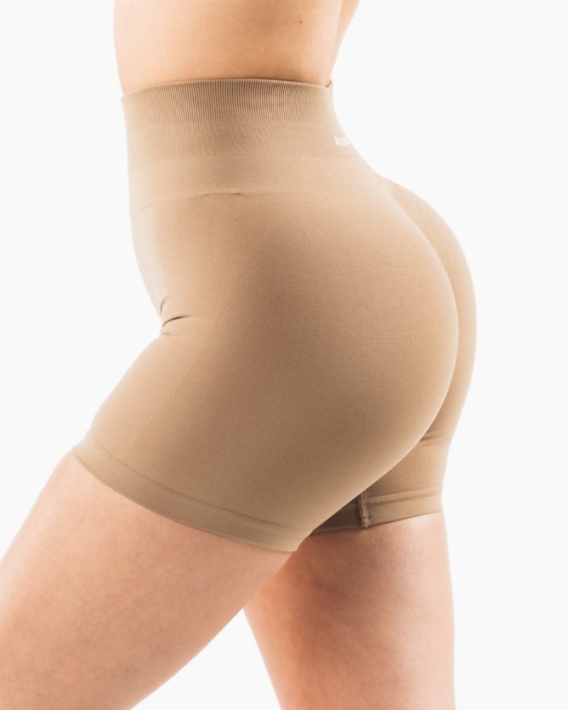 Alphalete Amplify Lyhyt 4.5" Naisten Shortsit Chai | TZICA-4763