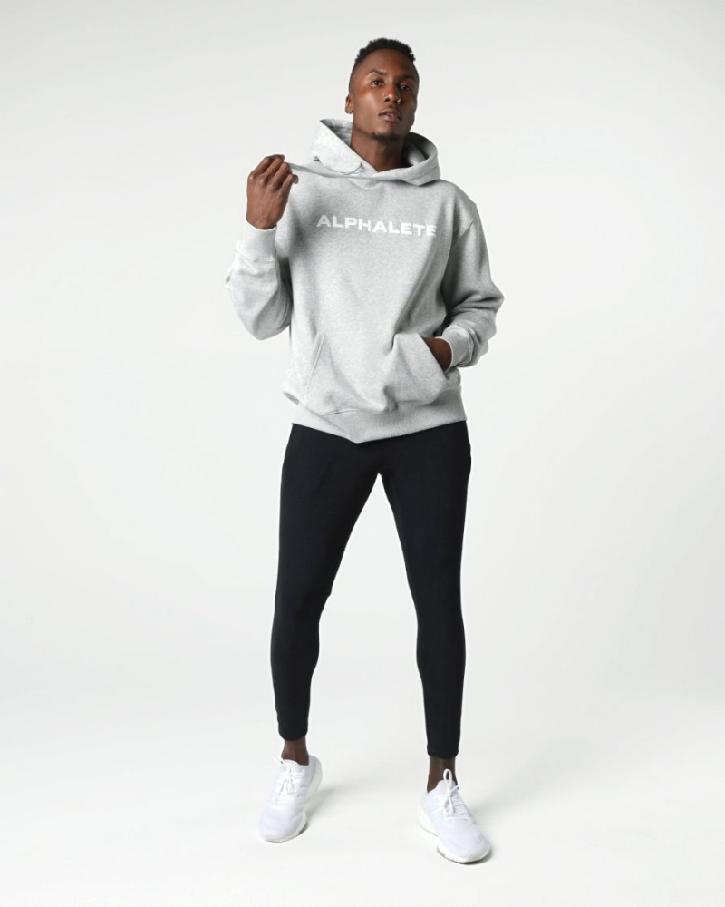 Alphalete Core Hoodie Miesten Huppari Harmaat | LOVTQ-6074