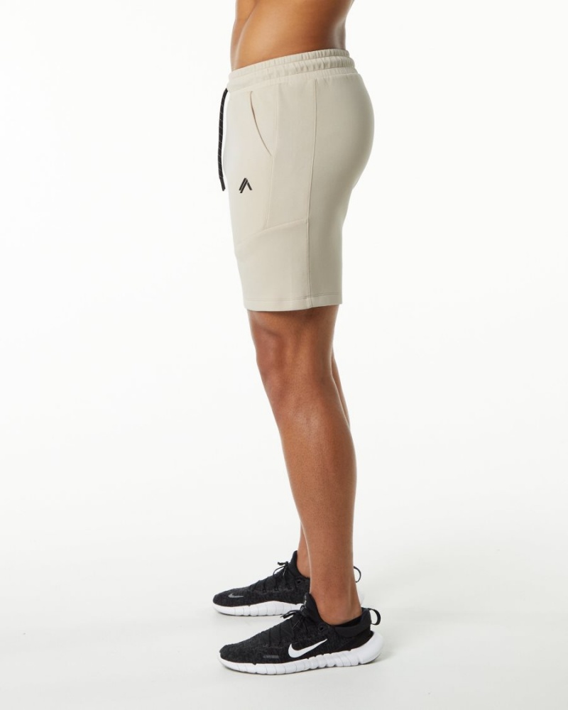 Alphalete ELMTS Urheilulliset Lyhyt 6" Miesten Shortsit Vanilla | ODFUZ-4268