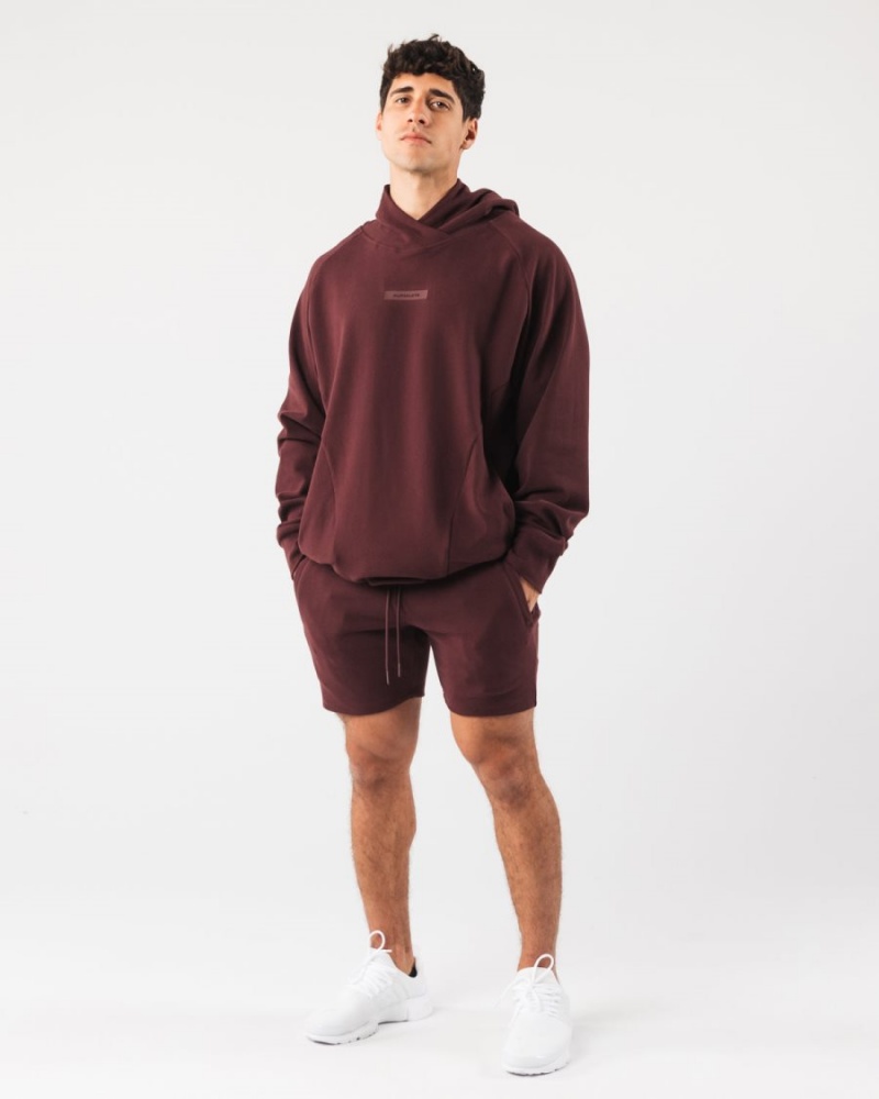 Alphalete Identity Lyhyt 6” Miesten Shortsit Sangria | EBXHO-8269