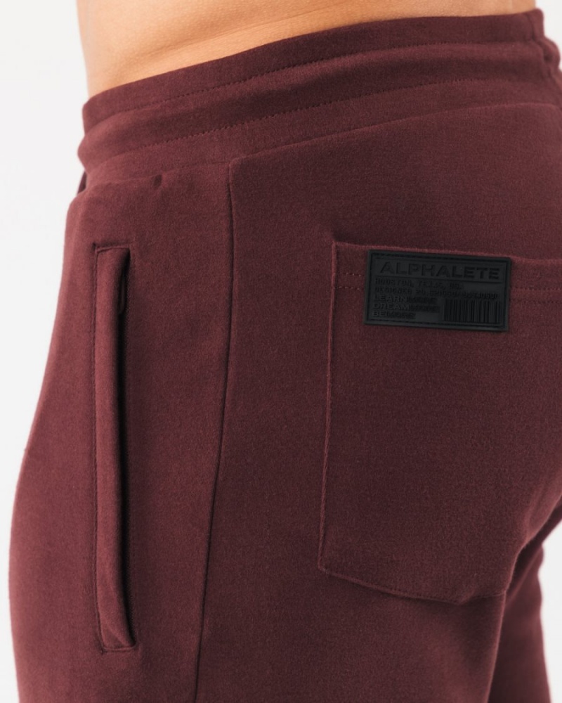 Alphalete Identity Lyhyt 6” Miesten Shortsit Sangria | EBXHO-8269