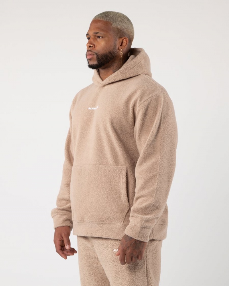 Alphalete King Hoodie Miesten Huppari Linen | KLWBA-1953