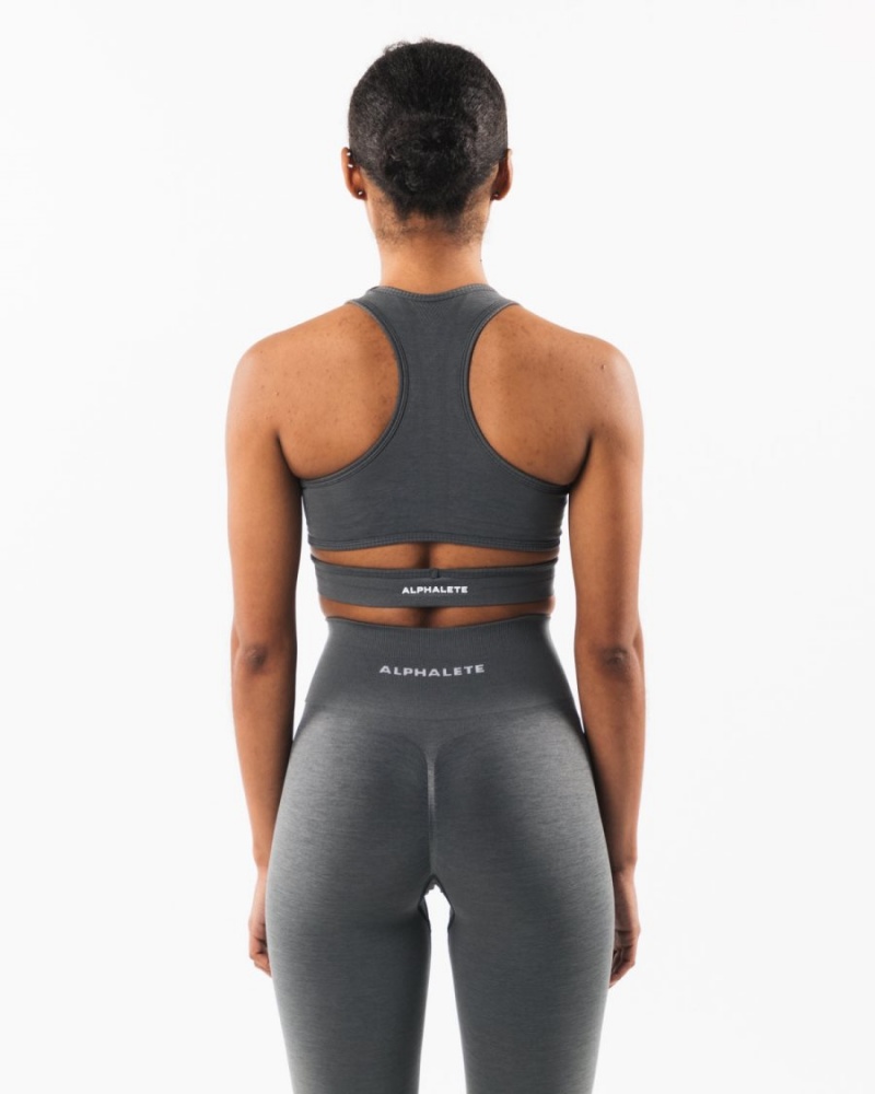 Alphalete Stratus Bra Naisten Urheiluliivi Smoke | KBXIO-1702