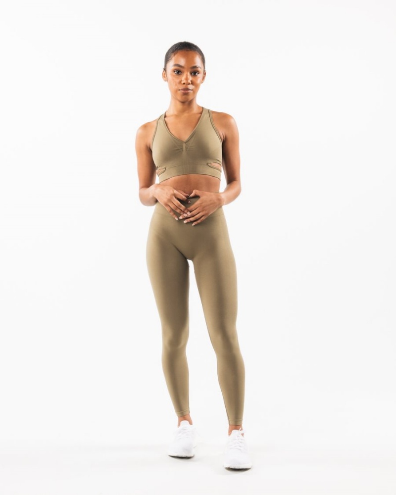 Alphalete Stratus Bra Naisten Urheiluliivi Willow | GKACS-6129