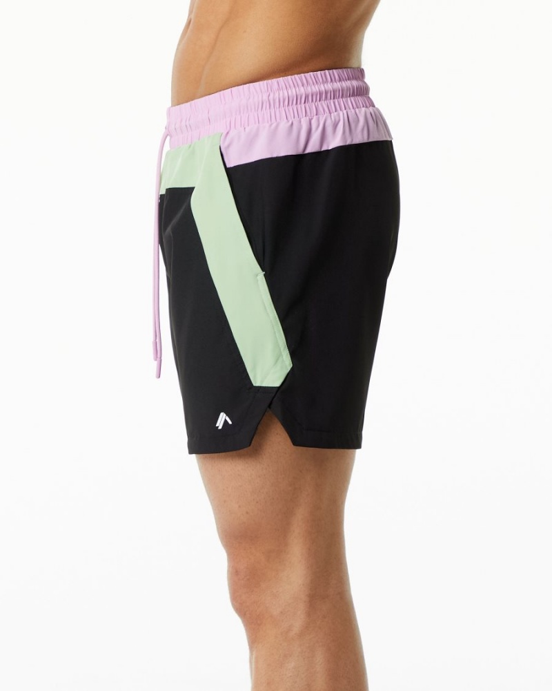 Alphalete Swim Trunk 5.5" Miesten Boardshortsit Vihreä Mustat | KVOML-9430