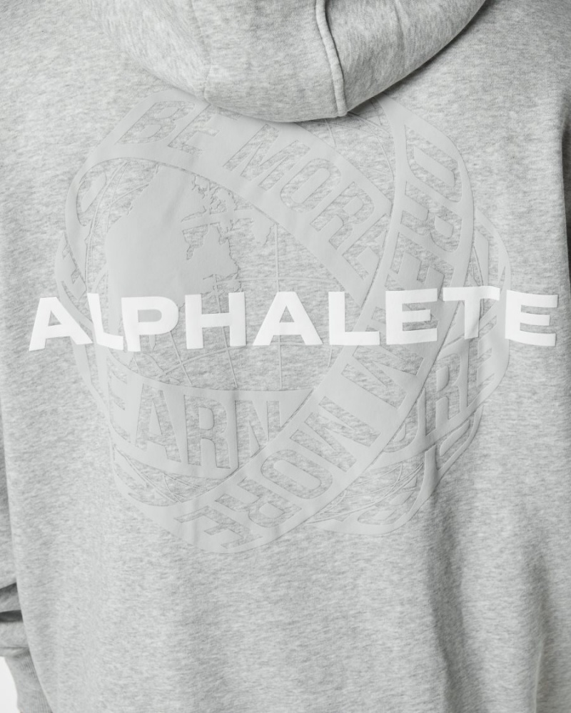 Alphalete Unity Hoodie Miesten Huppari Harmaat | RJNCP-4086