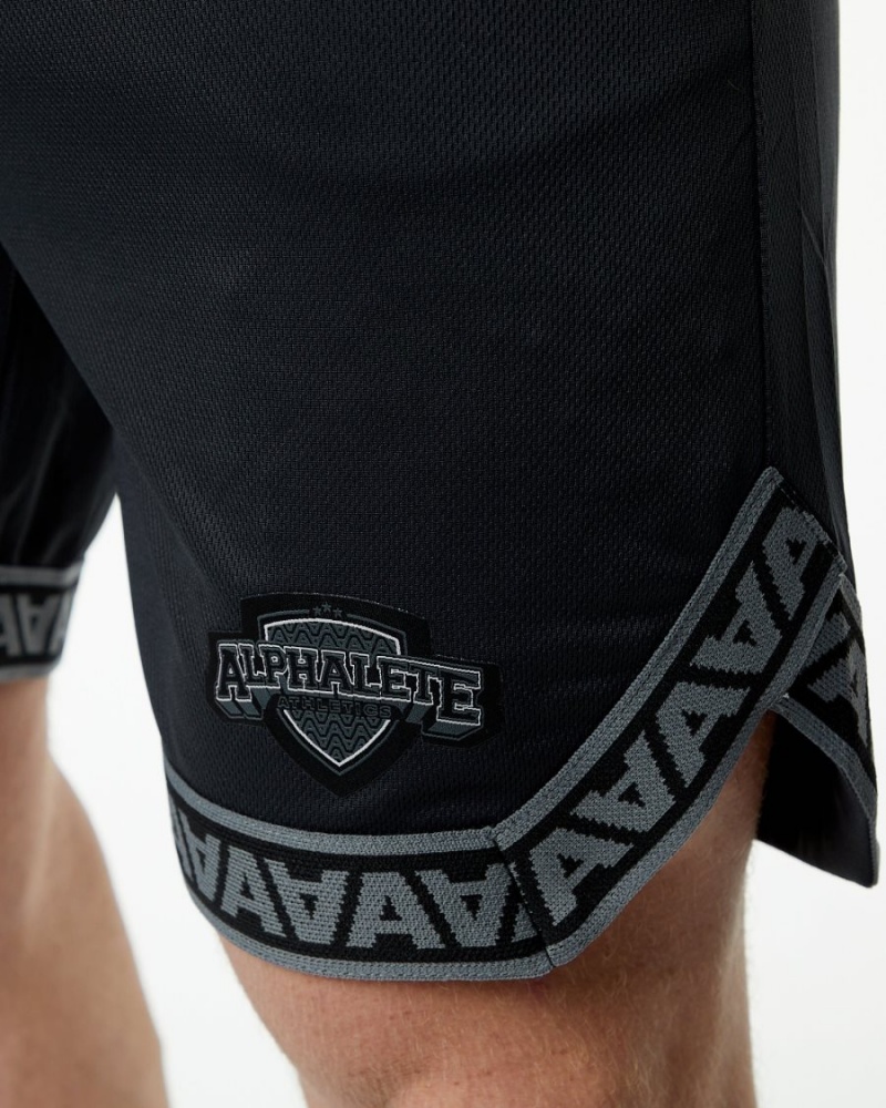 Alphalete Varsity Basketball Lyhyt 9" Miesten Shortsit Mustat | FHXTK-7815