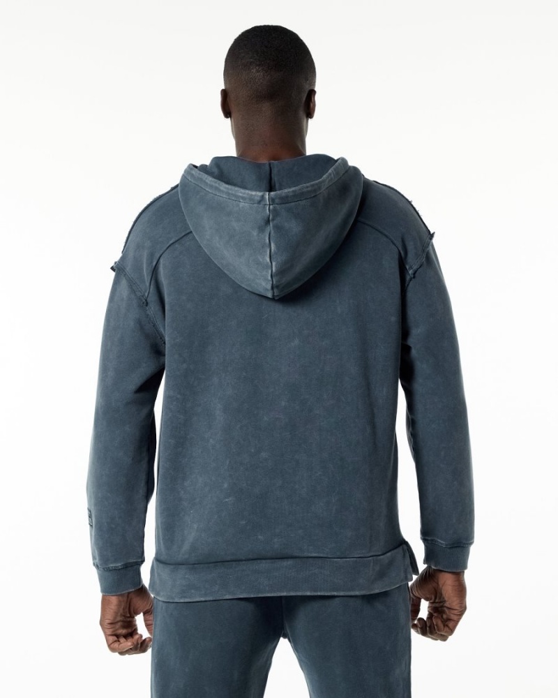 Alphalete Very Terry Hoodie Miesten Huppari Sininen | FYJUI-5897