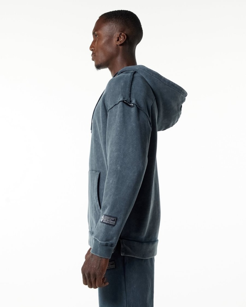 Alphalete Very Terry Hoodie Miesten Huppari Sininen | FYJUI-5897