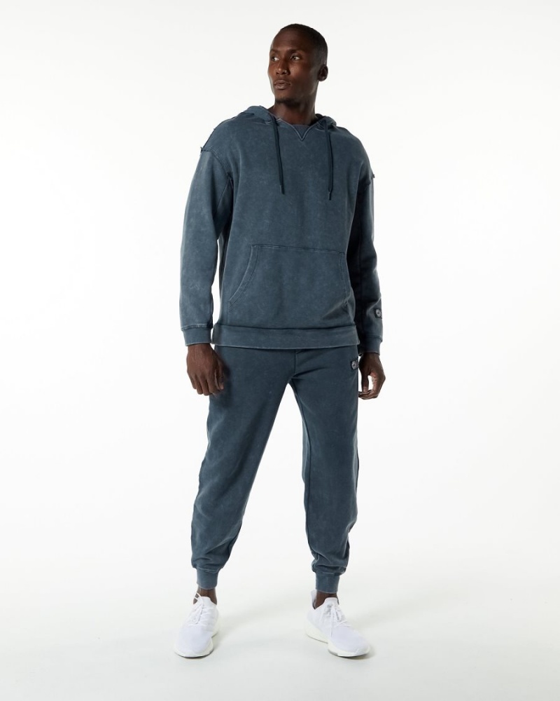 Alphalete Very Terry Hoodie Miesten Huppari Sininen | FYJUI-5897