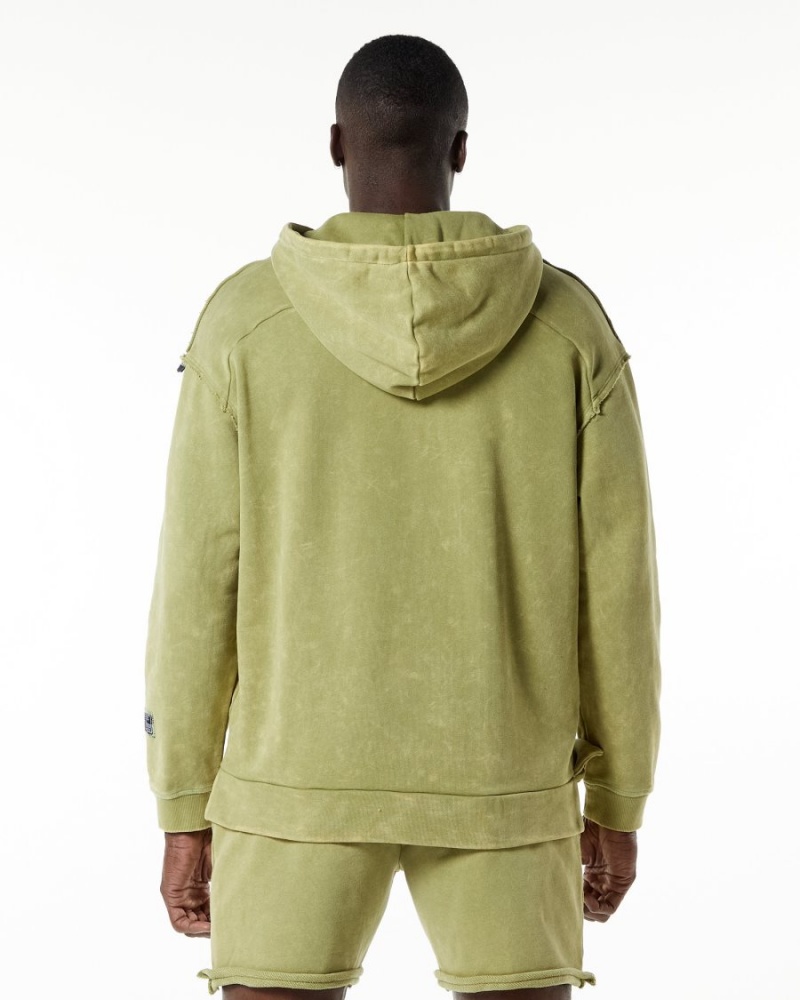 Alphalete Very Terry Hoodie Miesten Huppari Vihreä | TPZBS-7428